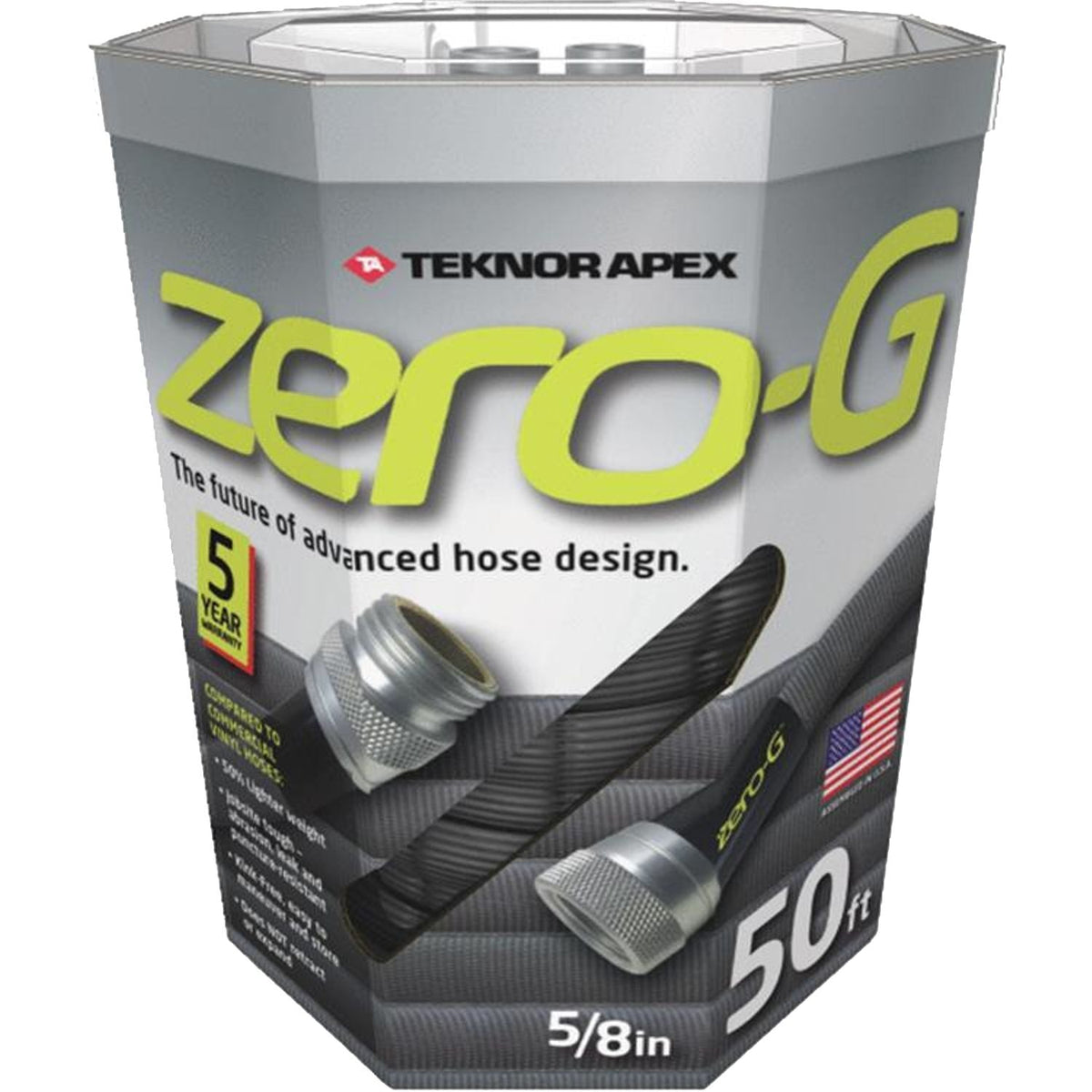 Teknor Apex 4001-50 Zero-G Premium Duty Garden Hose 15.2m 5/8"