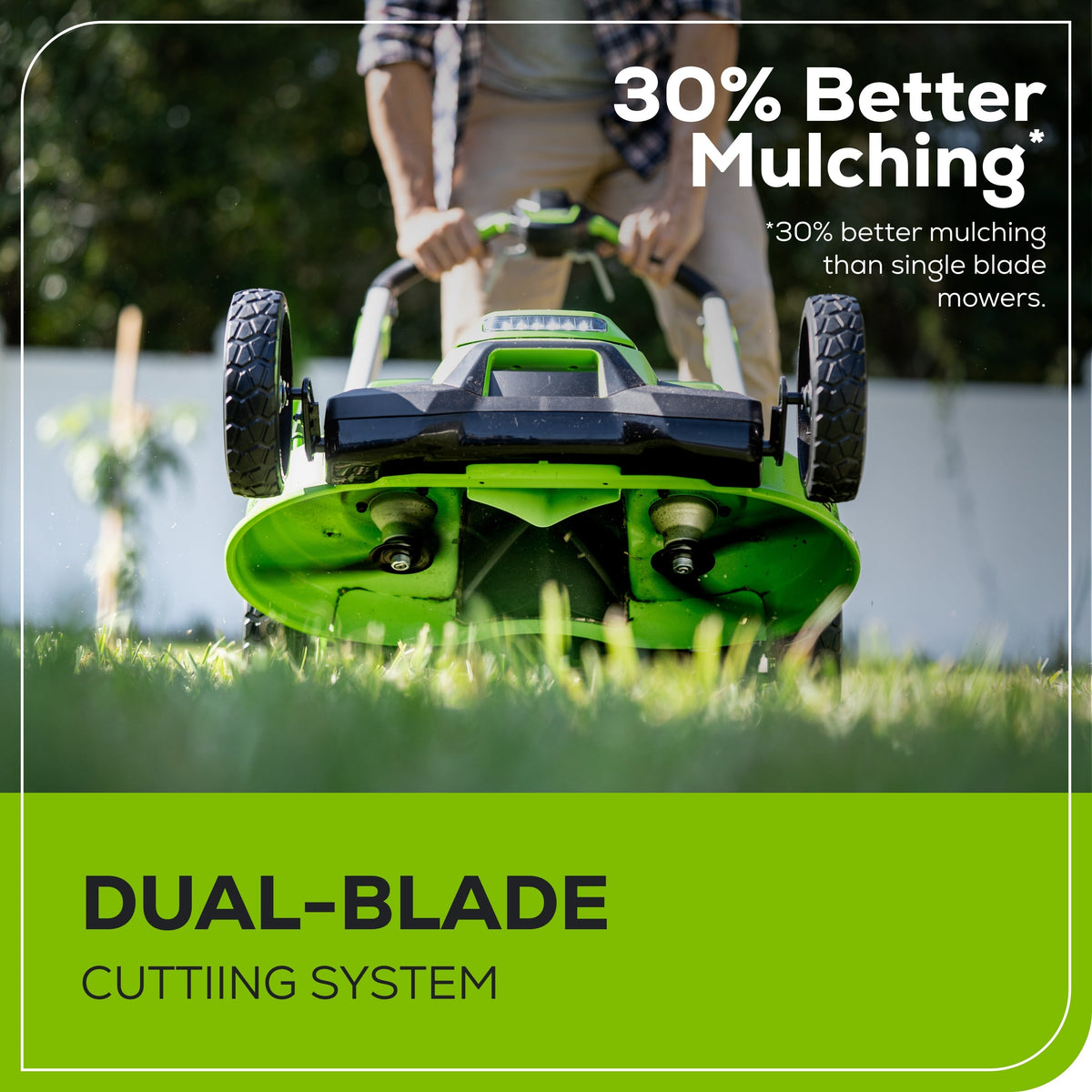 Greenworks MO60L427 Cordless Mower Kit 63.5cm 60V 4.0Ah